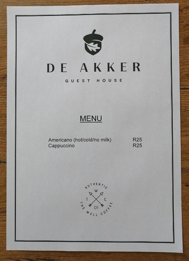 בלומפונטייין De Akker Guest House מראה חיצוני תמונה